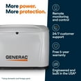 thumbnail image 3 of Generac 22kW Home Standby Generator with 200 amp transfer switch, cellular connectivity, easy to use, whole house power backup, smart outage solution., 3 of 13