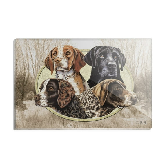 Dog Hunting Breeds Country Protect and Preserve Rectangle Acrylic Fridge Refrigerator Magnet