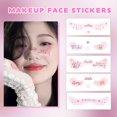 thumbnail image 3 of Soug Cartoon Cute Makeup Face Stickers Happy Birthday Face Patch Tattoo Temporary Sticker U2v5, 3 of 7