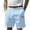 Light Blue-W9, variant on Men's Linen Casual Shorts Elastic Waist Drawstring Shorts Summer Beach Vacation Golf Stretch Linen Shorts Flat Front Cotton Linen Daily Wear Outfit with Pockets,Green S