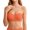 Z6-Orange, variant on Mokibras Strapless Bra, Womens Strapless Front Closure Bra Wireless Push up Padded Non Tube Jelly Bra with Detachable Shoulder Straps