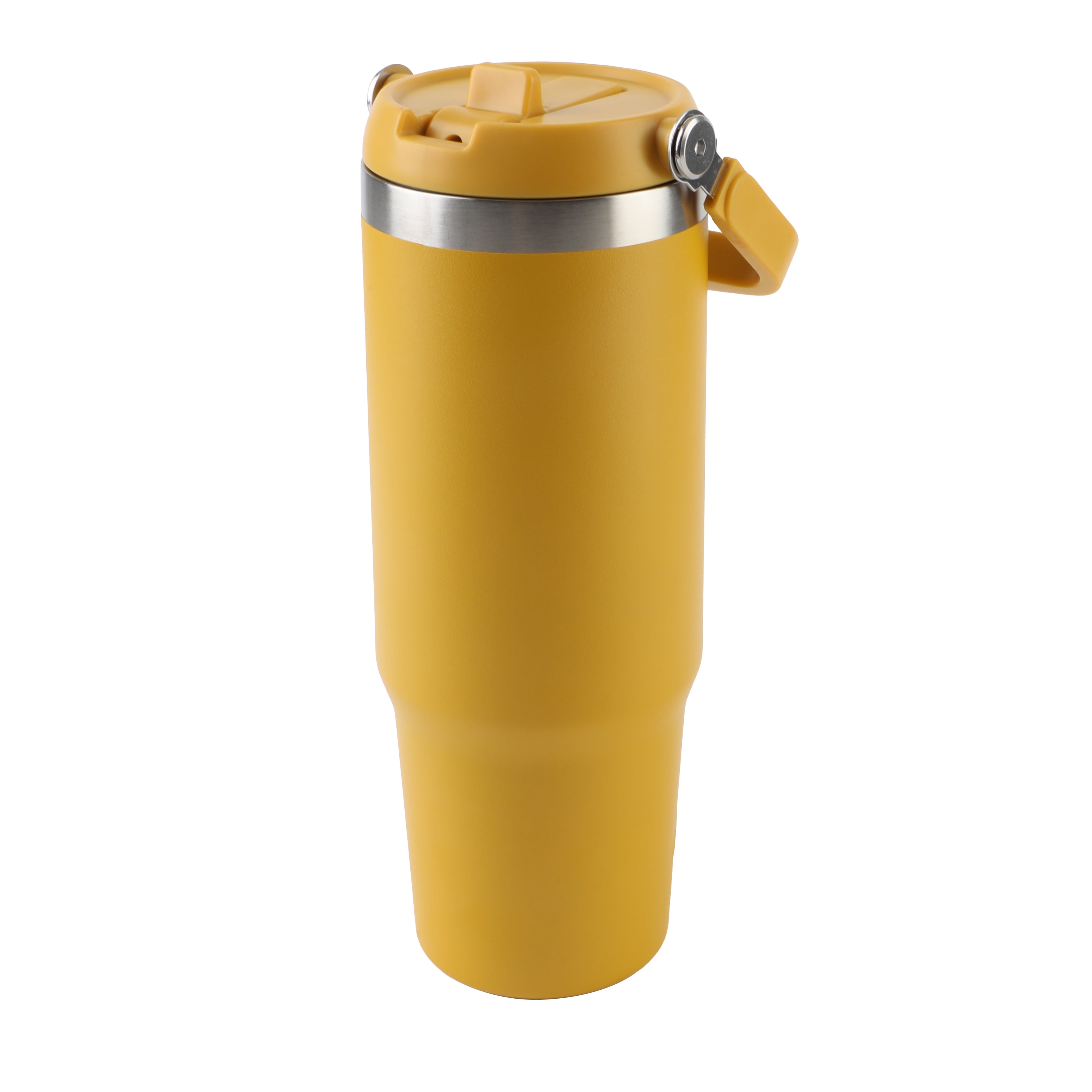 Ozark Trail 30 oz Stainless Steel Insulated Swivel Tumbler, Mustard Gold