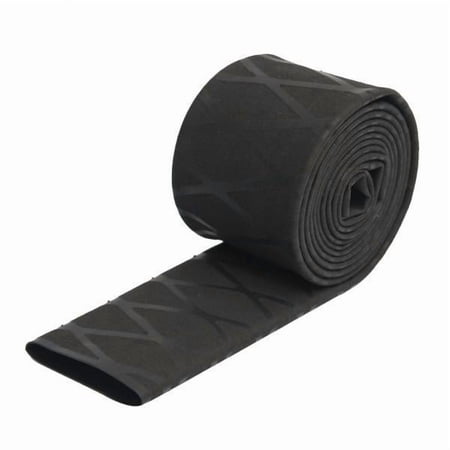harayaa 2xNon Slip Textured X-Tube Heat Shrink Tubing Fishing Rod Grips 28mm Black