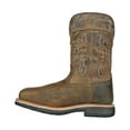 thumbnail image 3 of HOSS Men’s Composite Toe Waterproof Pull-On Work Boot Slip Resistant EH Brisbee Distressed Brown, 3 of 7