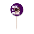 thumbnail image 1 of Dog Attracts Attention Sle Toothpick Flags Round Labels Party Decoration, 1 of 3