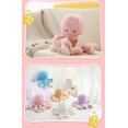 thumbnail image 4 of Pulpo de peluche, lindo pulpo de peluche, animal lavable, juguete de expresión para niños y niñas (azul) 18 cm, 11 Afortunado Sencillez, 4 of 5