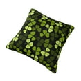 thumbnail image 3 of YFYANG Square Decorative Throw Pillow Case (Without Pillow Insert), Trefoil Pattern Bedroom Sofa Car Cushion Cover, 16"x16", 3 of 9