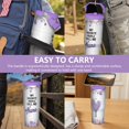 thumbnail image 7 of 30 Oz Tumbler Purple Flowers Tumbler with Lid and Straw, Birthday Gift Cup for Friend Women Men Coffee Travel Mug Thanksgiving Day Halloween Christmas Gift Water Bottle, 7 of 7