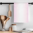 thumbnail image 2 of Pink Ombre Kitchen Towel Dish Cloths Set of 3, Microfiber Soft Kitchen Hand Towels, Pink White Gradient Modern Abstract Art Absorbent Quick Drying Dishcloths 18 x 28 Inches, 2 of 8
