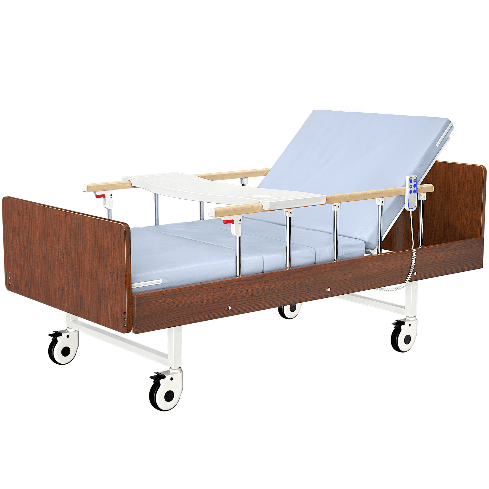 Epachois Full Electric Hi-Lo Hospital Bed for Home and Adjustable Height,36" x 75"