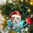 thumbnail image 4 of christmas tree Christmas Tree Ornament 2024 Christmas Ornament 2024 2D Acrylic Christmas Pendant Hanging Ornaments For For Christmas Tree Holidays Par, 4 of 5