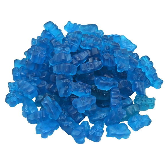 Candy Retailer Blue Raspberry Gummi Bears 1 Lb.