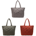thumbnail image 1 of Bolso Hombro Acolchado para Mujer Mano Ligero E Hinchado (gris), 1 of 9