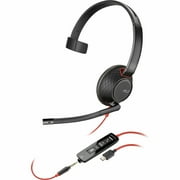 Poly Blackwire C5210 USB-C Headset +Inline Cable TAA(Bulk Qty.40) - Microsoft Teams Certification - Mono - USB Type C, Mini-phone (3.5mm) - Wired - 32 Ohm - 20 Hz - 20 kHz - On-ear, Over-the-head -...