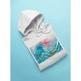 thumbnail image 3 of Image Conscious Ocean Waves With Boats Hoodie Womens -Porter Hastings Designs, Female XX-Large, 3 of 4