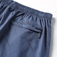 thumbnail image 3 of Aayomet Running Shorts for Men Striped Pocket Tether Cropped Pants Athletic Functional Cargo Pants (Blue, XXL), 3 of 3