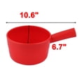 thumbnail image 2 of Kitchen Plastic Nonslip Grip Water Dipper Ladle Bailer Red, 2 of 4