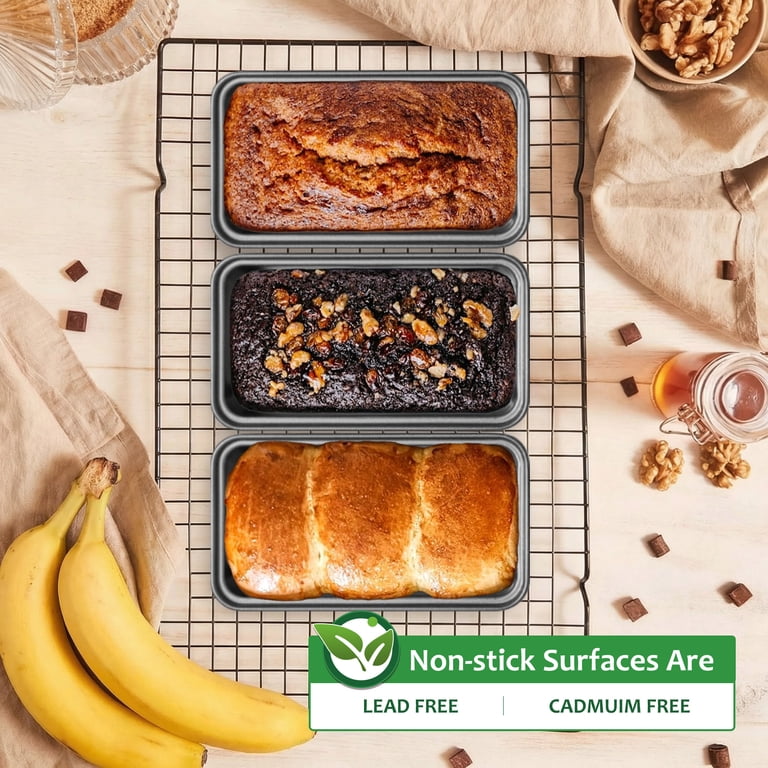 HONGBAKE 3-Pack Mini Carbon Steel Loaf Pans photo 8
