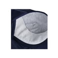 thumbnail image 3 of INSPIRE CHIC Women's Ruched Front Plus Size Full Coverage Padded Cami Bra Navy Blue 52/120 Fit 48C, 3 of 6