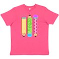 thumbnail image 3 of Inktastic Colorful Patterned Pencils for Back to School Youth T-Shirt, 3 of 5