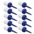 thumbnail image 2 of Dosaele 10pcs Golf Tees Brush Type Low Resistance More Distance Consistent Height Plastic Tees for Golf Driver TrainingBlue Handle White Hair, 2 of 8