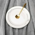 thumbnail image 3 of Luckyn 3 Pcs Dessert Gold Teaspoon,Stainless Steel Flower Shape Coffee Sugar Spoon,Ice Cream Tableware Soup Mini Spoon,Random Style, 3 of 10