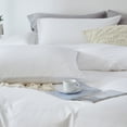 thumbnail image 3 of Davulos Duvet Cover Set Queen Size,3 Pieces Modern Bedding Set for Adults Teens Soft and Breathable Comforter Cover 88"x 88" and 2 Pillow Shams,White, 3 of 7
