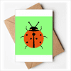 Seven Star Ladybug Animated Pest Insect Greeting Cards You are Invited Invitations
