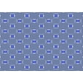 thumbnail image 1 of Ahgly Company Indoor Rectangle Patterned Sky Blue Dress Blue Area Rugs, 2' x 4', 1 of 6