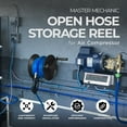 thumbnail image 3 of Master Mechanic 3/8" x 100' Steel Open Air Compressor Hose Storage Reel, 3 of 7