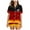 White, variant on TSADFHJI Bath Robes for Women Towel Material Women's European Cup German Football Printed Home Dress Pajamas Short Sleeve Button up Top Shorts Home Pajamas Set L Black