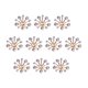 thumbnail image 1 of Botón de perlas de diamantes de imitación 10 Unidades Botón de Flor de de Imitación, Botón de flor de material cristal de de Imitación de de Aleación, 1 of 9