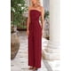 thumbnail image 4 of Conjunto de Dos Piezas para Mujer PRETTYGARDEN Top Corto Acanalado y Pantalones Anchos M, 4 of 8