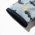 thumbnail image 4 of KPOPLK Baby Boy Summer Outfits 2 Piece Set Short Sleeve Graphic Tee T-Shirt and Casual Shorts Clothes Size 5-6 Years,Grey, 4 of 9