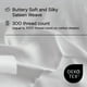 thumbnail image 3 of Juego de sábanas DOZ 100% viscosa de Bamboo Organic King Snow, 3 of 6