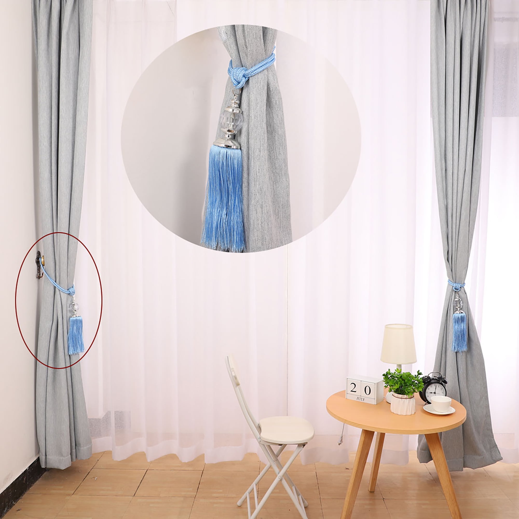 Curtain Tieback 24 Inch Holdback Home Decorative Rope Window Tassels