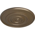 thumbnail image 3 of 30"OD x 2 1/4"P Dylar Ceiling Medallion (Fits Canopies up to 6 1/4"), Hand-Painted Warm Silver, 3 of 6