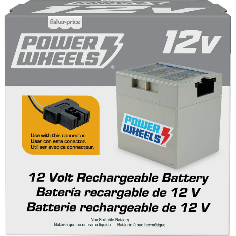 Power Wheels Replacement Battery 12-Volt Rechargeable for Preschool Ride-On  Vehicles 