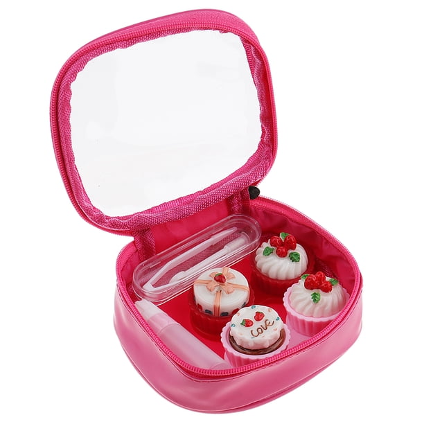 Estuche de lentes de contacto Zulema Caja de lente de contacto con Bolsa de almacenamiento