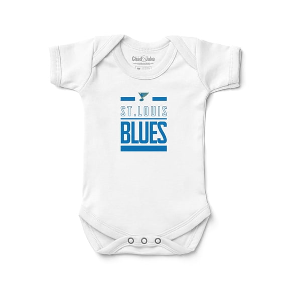 Newborn & Infant Chad & Jake White St. Louis Blues Bodysuit
