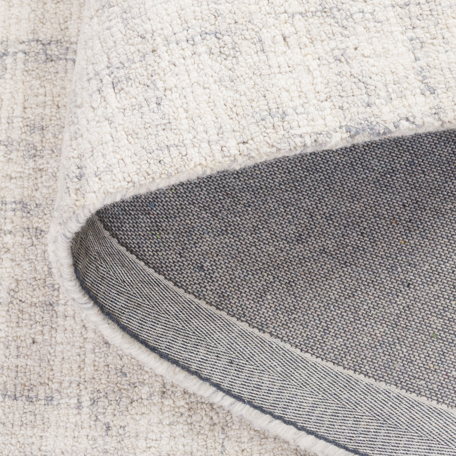 SAFAVIEH Ebony Colbert Plaid Area Rug, Light Grey/Ivory, 9' x 12'