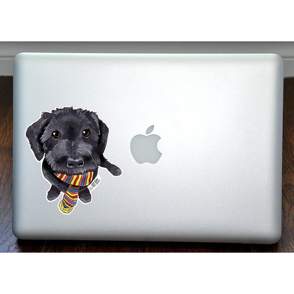 Yorkipoo Yorkie Poo Art Full Color Decal for 13" Macbook
