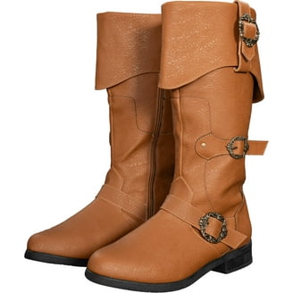Halloween Costume Jack Pirate Boots Large - Main Image