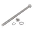 thumbnail image 2 of Unique Bargains 2 Set M8x140mm 304 Stainless Steel Hex Bolts w Nuts and Washers Assortment Kit, 2 of 2