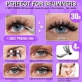 thumbnail image 3 of Kit de extensiones de pestañas AILAISHI, autoadhesivas, sin pegamento, 140 unidades, 3 of 8