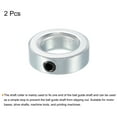 thumbnail image 3 of Uxcell Shaft Collar, 5/8" Bore Zinc Plated Carbon Steel Set Screw Clamping Collars Silver Tone 2 Pack, 3 of 4