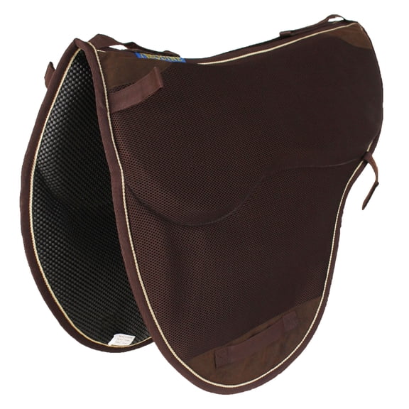 Horse English Endurance Treeless Non-Slip Neoprene Saddle Pad Brown 6405BR