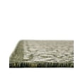 thumbnail image 7 of Unique Loom Outdoor Border Collection Area Rug - Floral Border (5' 3" Square Green/Ivory), 7 of 7