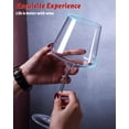thumbnail image 2 of Juego de 4 copas de vino tinto Physkoa, cristal sin plomo de 530 ml, 2 of 6