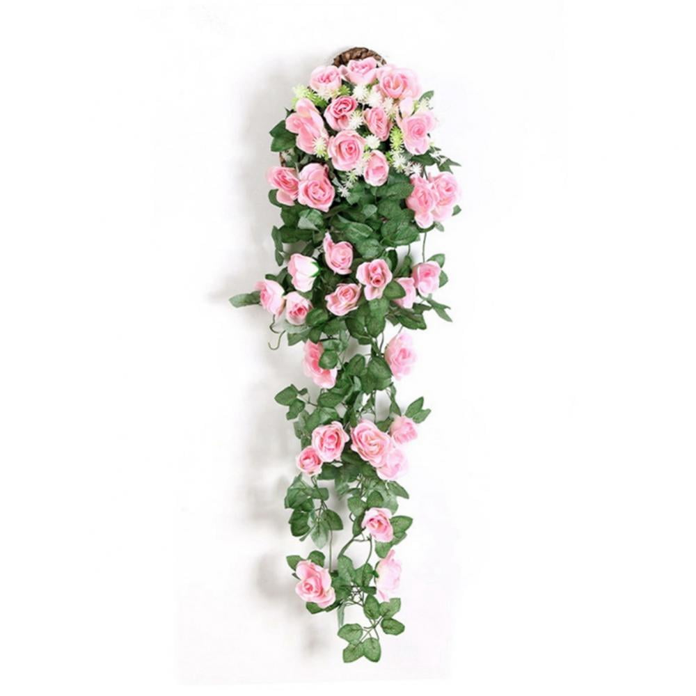 Artificial flowers rose vine 175cm/69in Hanging Plants Silk